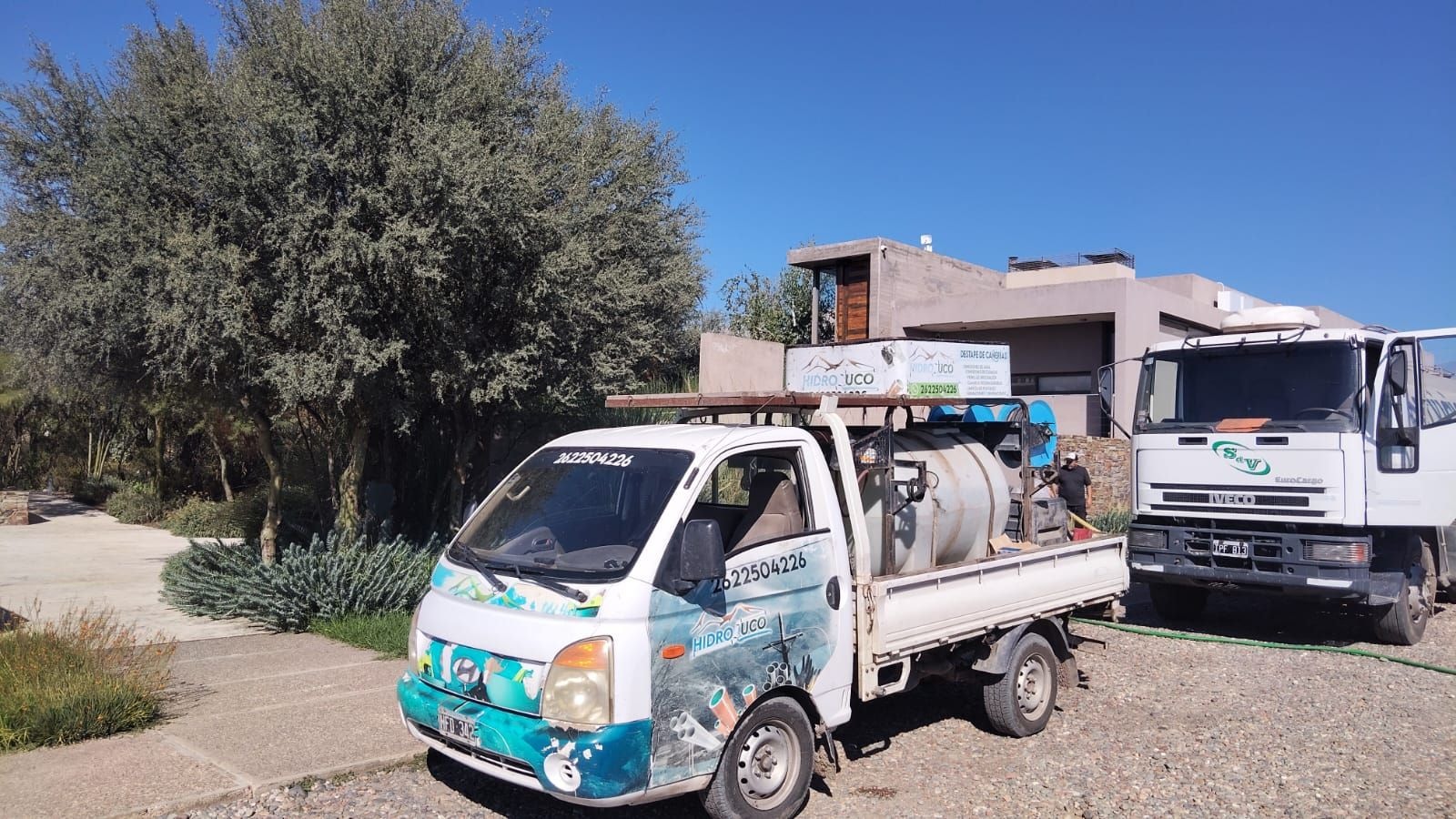 Cruce de ruta Agua